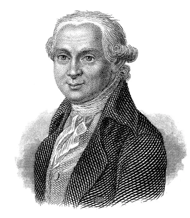 Framed Print : Portrait of Abraham Gottlob Werner