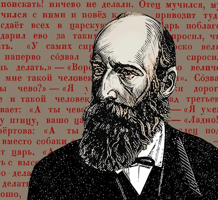 Framed Print : Portrait of Alexander Nikolayevich Afanasyev
