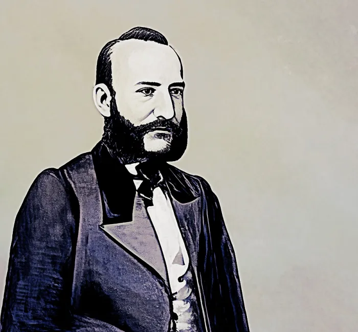Framed Print : Portrait of Alexander Nikolayevich Afanasyev
