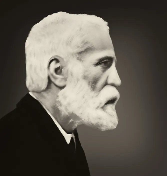Framed Print : Portrait of Antoni Gaudi i Cornet