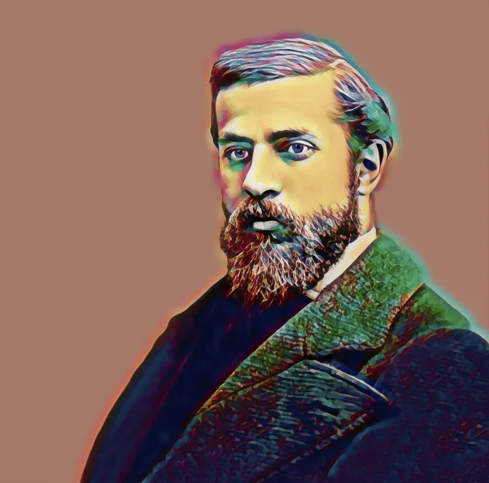 Framed Print : Portrait of Antoni Gaudi i Cornet