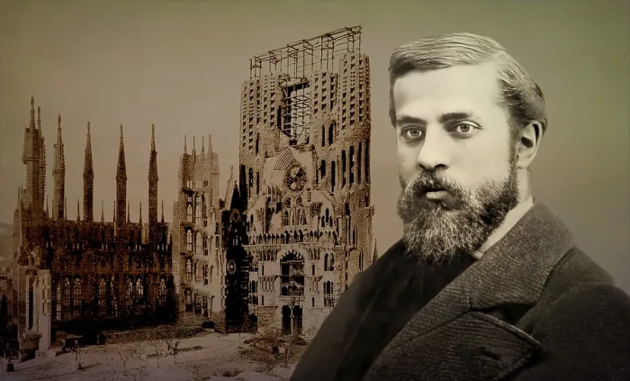 Framed Print : Portrait of Antoni Gaudi i Cornet Framed Print : Portrait of Antoni Gaudi i Cornet