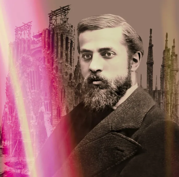 Framed Print : Portrait of Antoni Gaudi i Cornet Framed Print : Portrait of Antoni Gaudi i Cornet