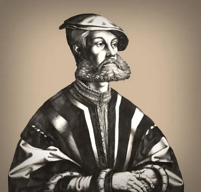 Framed Print : Portrait of Bernhard Knipperdolling, c
