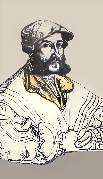 Framed Print : Portrait of Bernhard Krechting