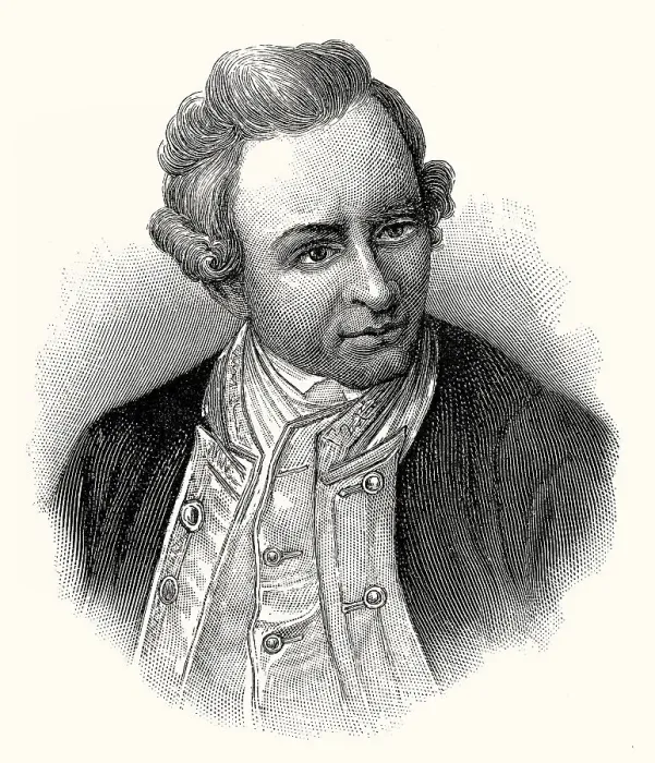 Framed Print : Portrait of Captain James Cook