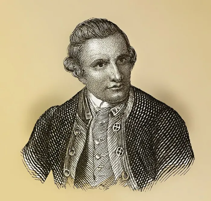 Framed Print : Portrait of Captain James Cook Framed Print : Portrait of Captain James Cook