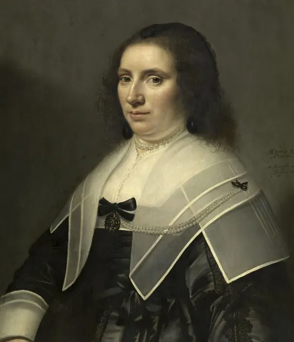 Framed Print : Portrait of Christina Pijll (1601) (1652)