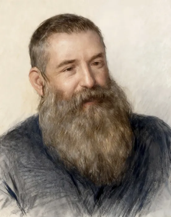 Framed Print : Portrait of Claude Monet, 1840 - 1926