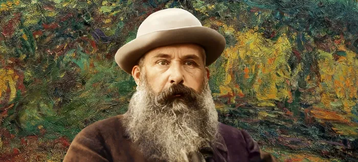 Framed Print : Portrait of Claude Monet, 1840 - 1926
