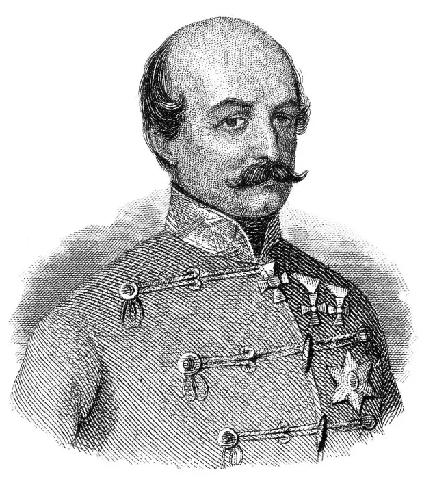 Framed Print : Portrait of Count Josip JelaDiC of Busim