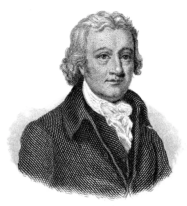 Framed Print : Portrait of Edmund Cartwright, 1743 - 1823