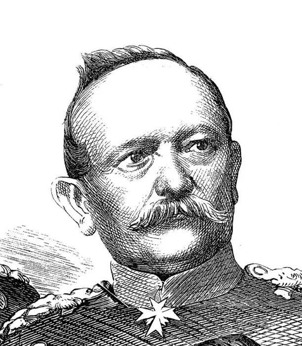 Framed Print : Portrait of Eduard Friedrich Karl von Fransecky Framed Print : Portrait of Eduard Friedrich Karl von Fransecky
