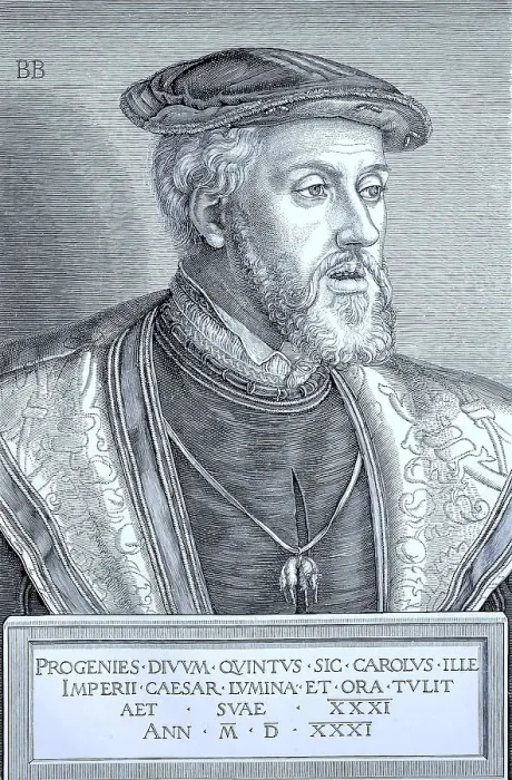 Framed Print : Portrait of Emperor Charles V at the age of 31 Framed Print : Portrait of Emperor Charles V at the age of 31