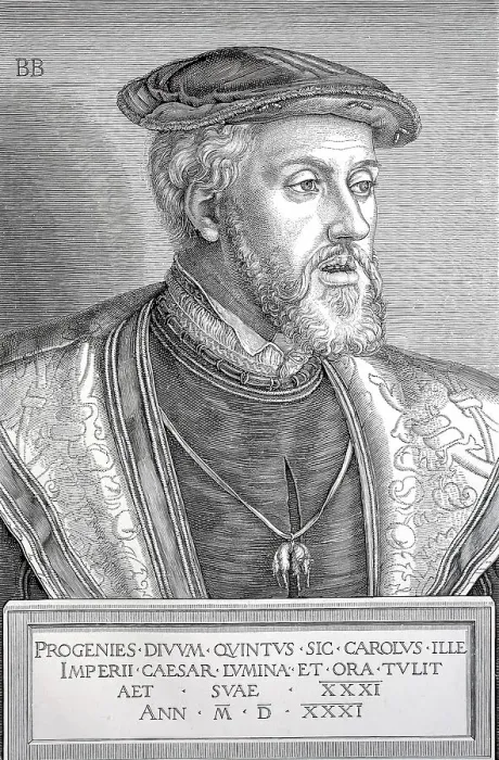 Framed Print : Portrait of Emperor Charles V at the age of 31
