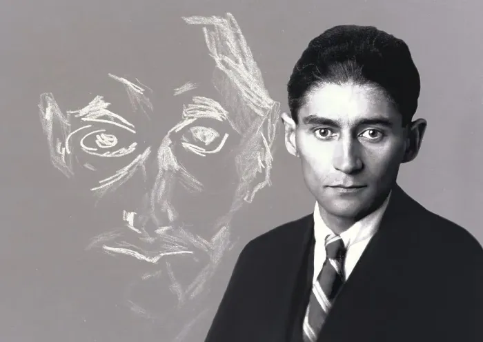 Framed Print : Portrait of Franz Kafka, 1883 - 1924 Framed Print : Portrait of Franz Kafka, 1883 - 1924