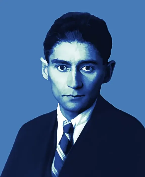Framed Print : Portrait of Franz Kafka, 1883 - 1924