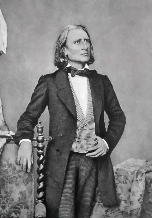 Framed Print : Portrait of Franz Liszt, 1811-1886