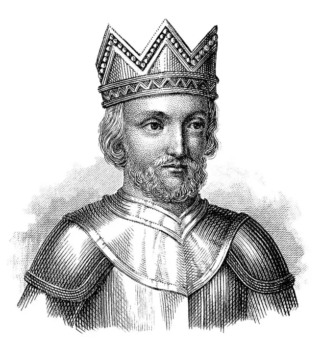 Framed Print : Portrait of Frederick I Barbarossa