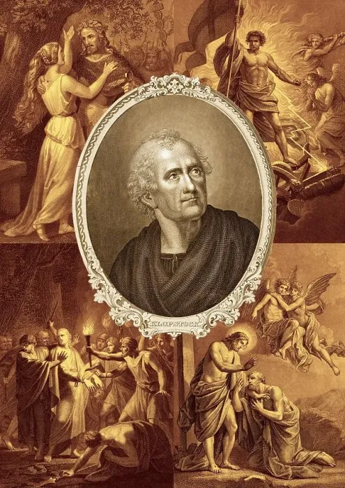 Framed Print : Portrait of Friedrich Gottlieb Klopstock Framed Print : Portrait of Friedrich Gottlieb Klopstock