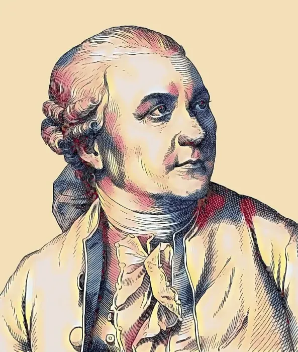 Framed Print : Portrait of Friedrich Gottlieb Klopstock