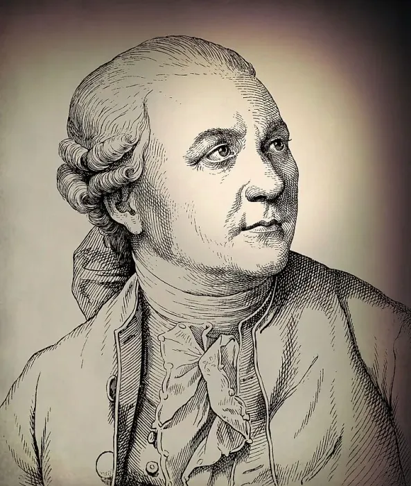 Framed Print : Portrait of Friedrich Gottlieb Klopstock