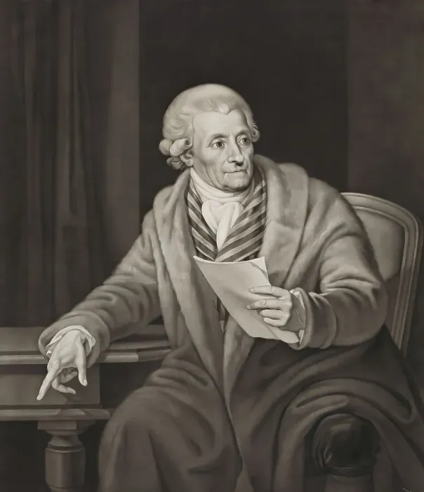 Framed Print : Portrait of Friedrich Gottlieb Klopstock