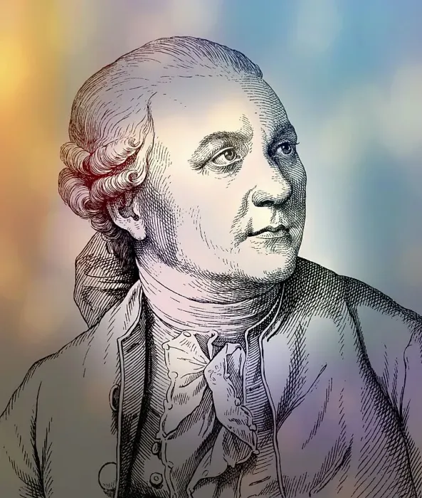 Framed Print : Portrait of Friedrich Gottlieb Klopstock