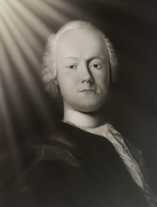 Framed Print : Portrait of Friedrich Gottlieb Klopstock