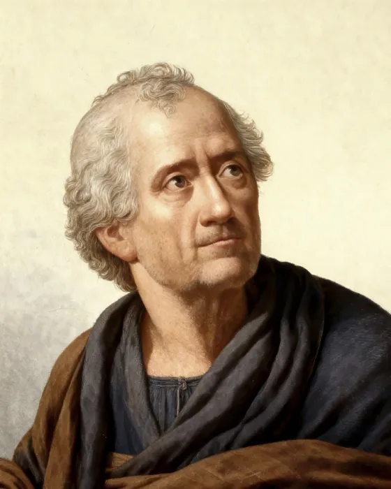 Framed Print : Portrait of Friedrich Gottlieb Klopstock