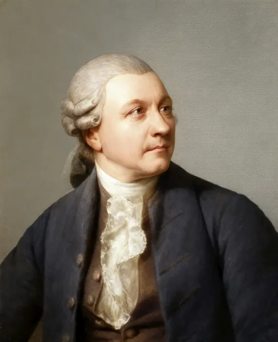 Framed Print : Portrait of Friedrich Gottlieb Klopstock