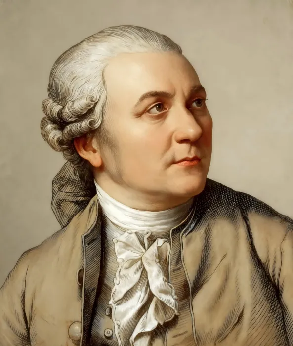 Framed Print : Portrait of Friedrich Gottlieb Klopstock