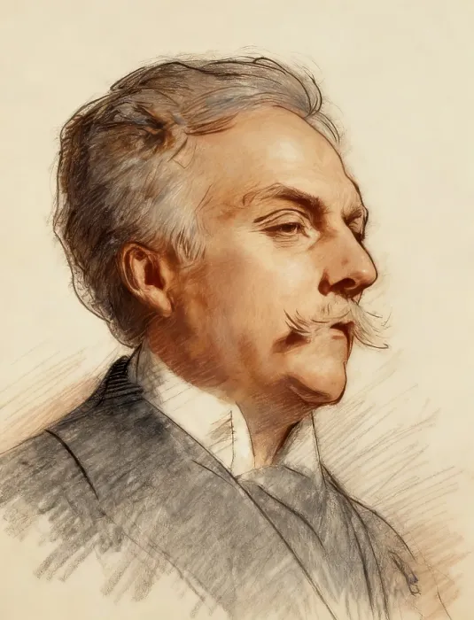 Framed Print : Portrait of Gabriel Faure