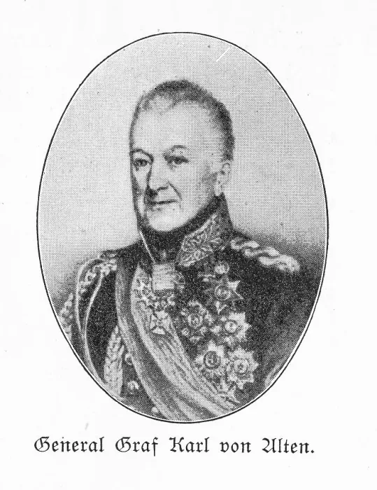Framed Print : Portrait of General Count Karl von Alten Framed Print : Portrait of General Count Karl von Alten