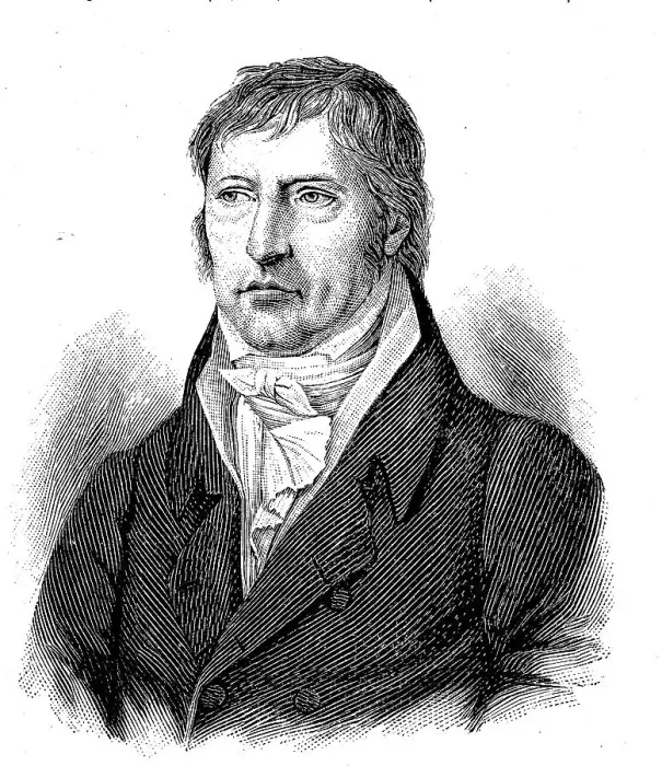 Framed Print : Portrait of Georg Wilhelm Friedrich Hegel