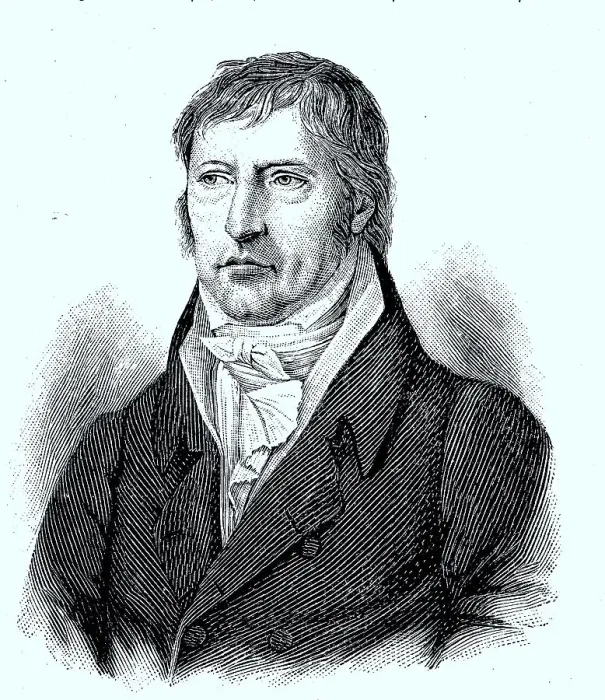 Framed Print : Portrait of Georg Wilhelm Friedrich Hegel
