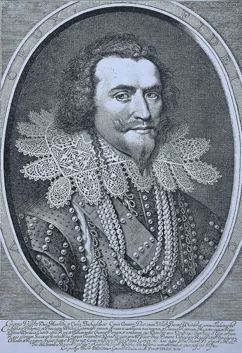 Framed Print : Portrait of George Billiers, Duke of Buckingham