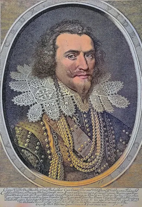 Framed Print : Portrait of George Billiers, Duke of Buckingham Framed Print : Portrait of George Billiers, Duke of Buckingham
