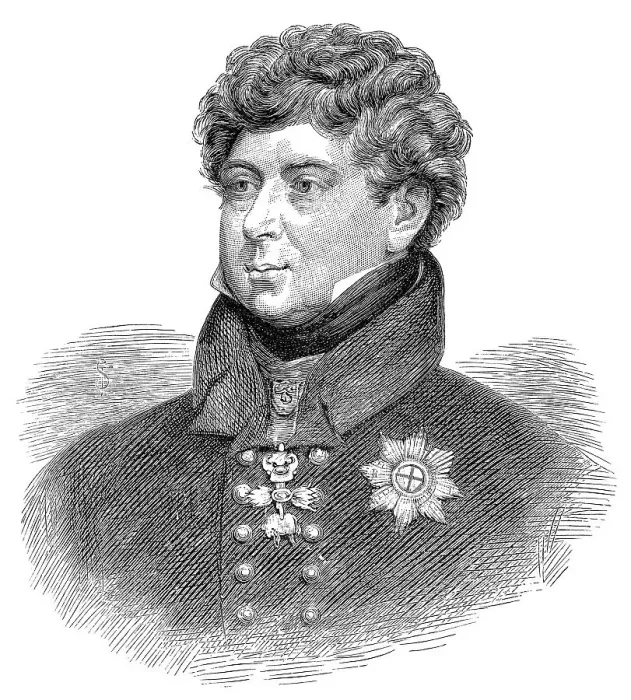 Framed Print : Portrait of George IV or George Augustus Frederick