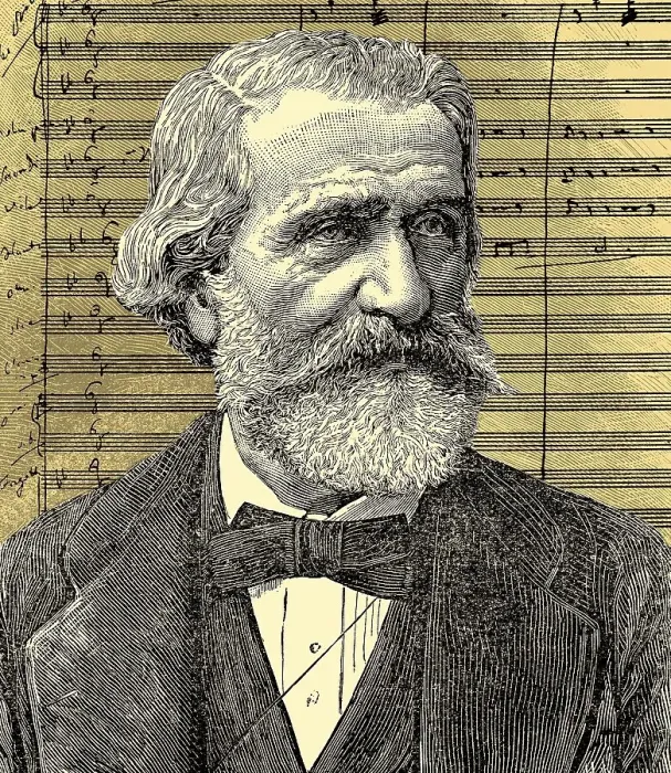 Framed Print : Portrait of Giuseppe Fortunino Francesco Verdi
