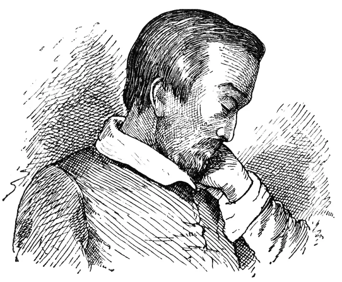Framed Print : Portrait of Heinrich Heine (in the last year of his life) - a German poet