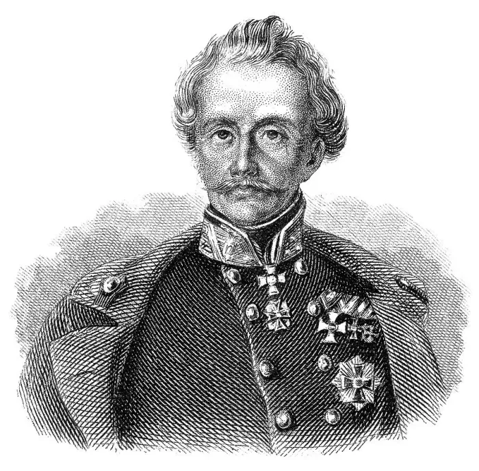Framed Print : Portrait of Heinrich Hermann Josef Freiherr von Hess or Hess