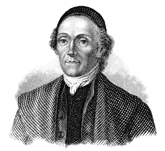 Framed Print : Portrait of Johann Caspar Lavater