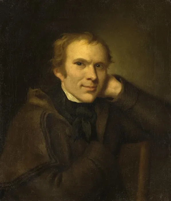 Framed Print : Portrait of Johann Friedrich Lauck