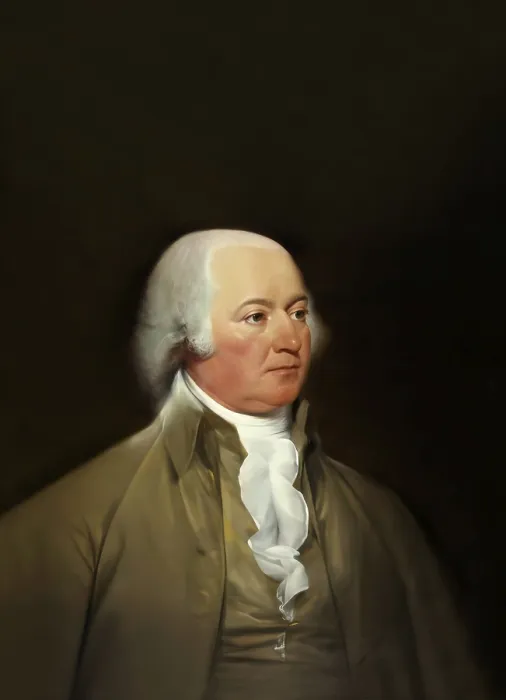 Framed Print : Portrait of John Adams, 1735 - 1826
