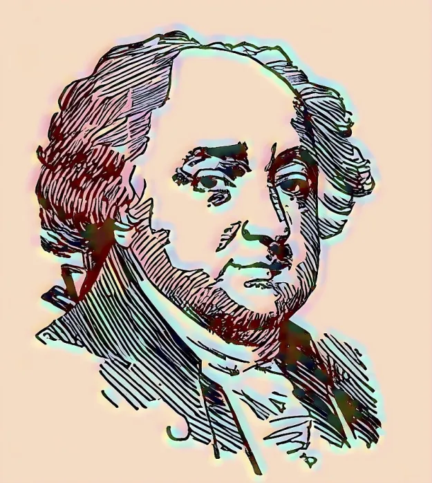 Framed Print : Portrait of John Adams, 1735 - 1826 Framed Print : Portrait of John Adams, 1735 - 1826