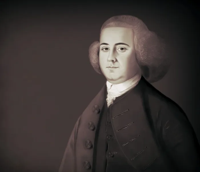 Framed Print : Portrait of John Adams, 1735 - 1826