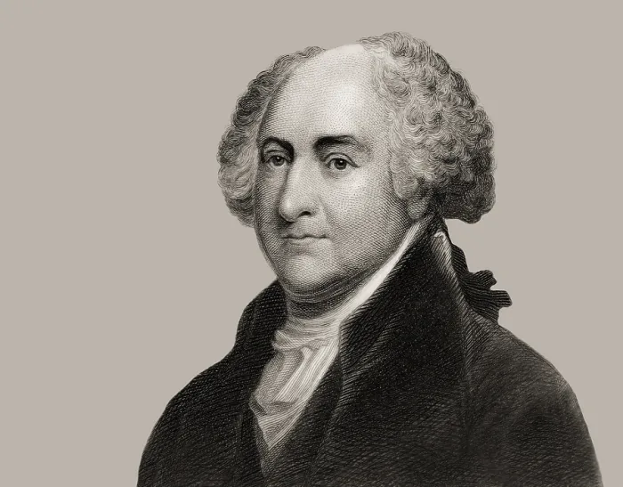 Framed Print : Portrait of John Adams, 1735 - 1826