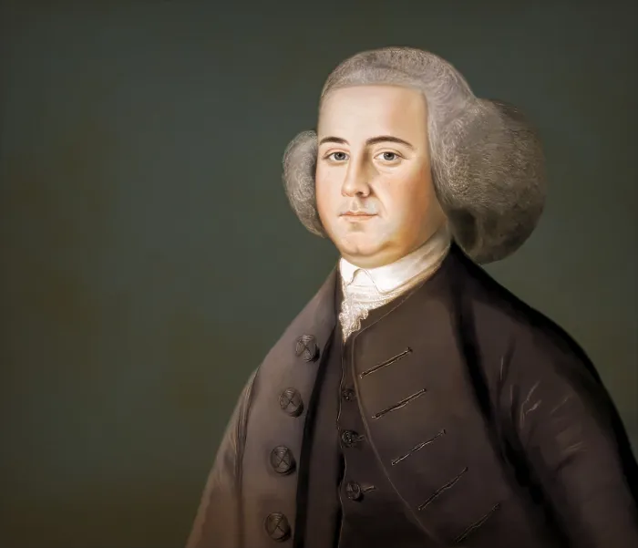 Framed Print : Portrait of John Adams, 1735 - 1826
