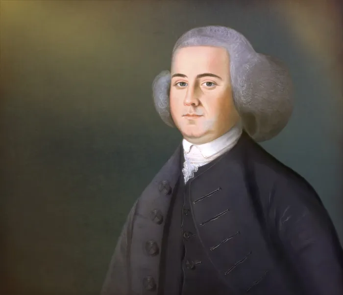 Framed Print : Portrait of John Adams, 1735 - 1826